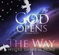 God opens